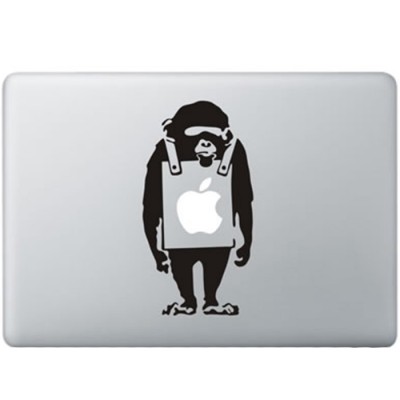 Banksy Trauriger Affe MacBook Aufkleber